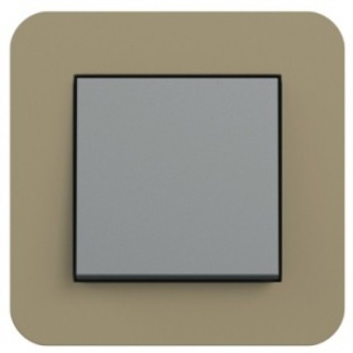 0211426	 Рамка с антрацитовой подложкой E3 Умбра / Антрацит 1-постовая Gira