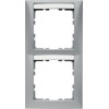 10129959 Рамка с полем для надписей S.1 Алюминий матовый 2-постовая вертикальная Berker