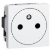 077132 Mosaic Розетка 2к+З французский стандарт лицевая панель заподлицо, антибактериальная Legrand