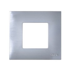 2700617-042 Накладка декоративная на рамку базовую, 1 пост, Simon 27 Play, Metal, нержавеющая сталь 2700617-042 Накладка декоративная на рамку базовую, 1 пост, Simon 27 Play, Metal, нержавеющая сталь