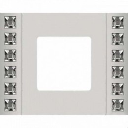 FD01271CB Рамка Crystal De Luxe Хром 1-постовая Fede