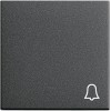 028628 Клавиша с символом "звонок" Антрацит Gira