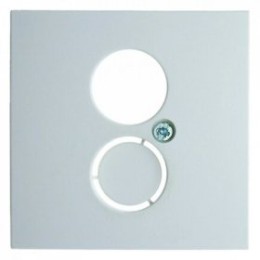 11968989 Центральная панель для розетки к громкоговорителю цвет: полярная белизна, с блеском S.1/B.3/B.7 Glas Berker