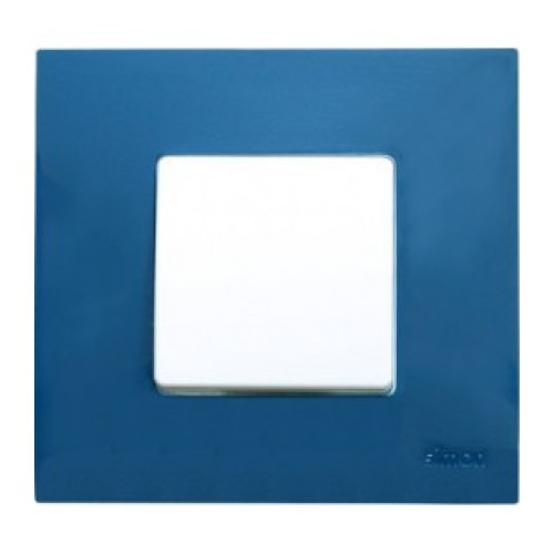 2700617-083 Накладка декоративная на рамку базовую, 1 пост, Simon 27 Play, Arctic, синий