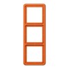 CD583WUO Рамка CD Ударопрочная Оранжевый 3-постовая Jung
