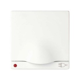 82099-30 Накладка с крышкой с защитными шторками и индикатором сети для двухполюсной розетки с заземляющим ко Simon