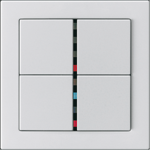 FD981LG Рамка FD Design Светло-серый 1-постовая Jung