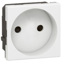 077110 Mosaic Розетка 2-клавишного Legrand