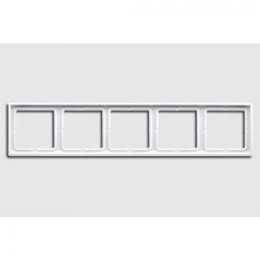 LS985WW Рамка LS 990 Белый 5-постовая Jung