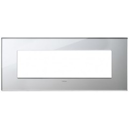 22657.75 Рамка Eikon EXE Серебро ледяное 7-модульная Vimar