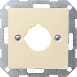 027201 Накладка с опорной пластиной для крепления командных и сообщающих устройств 22,5 мм Кремовый Gira