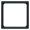 11096076 Переходная рамка для центральной панели 50 x 50 мм цвет: антрацит, с эффектом бархата, Q.1 Berker