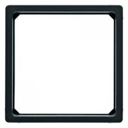 11096076 Переходная рамка для центральной панели 50 x 50 мм цвет: антрацит, с эффектом бархата, Q.1 Berker