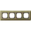 0214621 Рамка Classix Бронза 4-постовая Gira