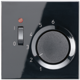 TRLS231SW LS 990 Черный Термостат комнатный, 10(4)А Jung LS серия