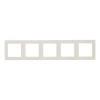 1500650-031 Рамка универсальная, 5 постов, слоновая кость Simon 15