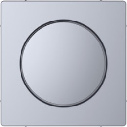 MTN5250-6036 D-life центральная накладка с поворотной рукояткой для диммера, нерж. сталь Merten