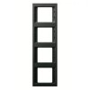 13437006 Рамка K.1 Антрацит матовый 4-постовая вертикальная Berker