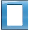 LNA4826AD Рамка LivingLight Квадрат Голубой 3+3 модуля Bticino