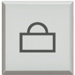 H4920BLP Axolute Сменные клавиши с символами для кнопок с подсветкой HD-4038LA/Посыльный Bticino