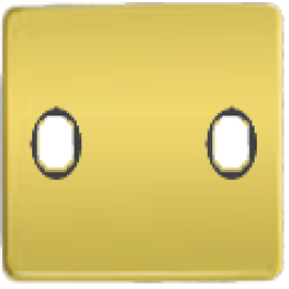 FD04321OB-M Монтаж. плата для выключателя тумблерного типа с 2 коннекторами, цвет bright gold+чер. FEDE