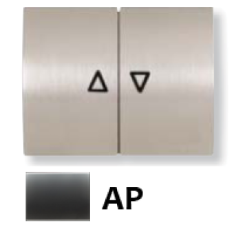 8444 AP Клавиша для механизма выключателя жалюзи 8144 и 8144.1, серия OLAS, цвет перламутровый металлик, ABB