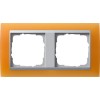 021253 Рамка Event Оранжевый / Алюминий 2-постовая Gira