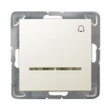 Ospel Impresja Бежевый Кнопка звонка с подсветкой, без рамки LP-6YS/m/27 Ospel Impresja Бежевый Кнопка звонка с подсветкой, без рамки LP-6YS/m/27