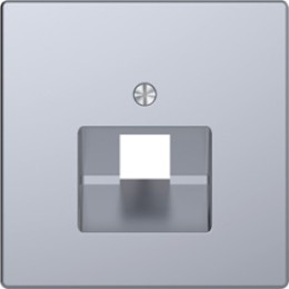 MTN4521-6036 D-life центральная накладка для розетки 1-ной RJ45, нерж. сталь Merten