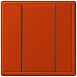LC501TSA4320A Les Couleurs® Le Corbusier KNX кнопочный модуль F 50 с одной парой кнопок rouge vermillon 59 Jung