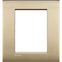LNC4826OF Рамка LivingLight Air Золото матовое 3+3 модуля Bticino