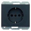 47357006 Штепсельная розетка SCHUKO цвет: антрацит, матовый K.1 Berker