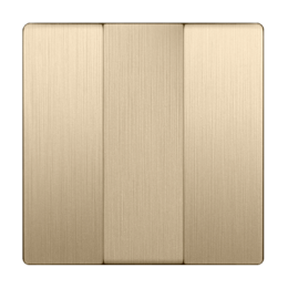 WL10-SW-3G-CP Набор клавиш для выключателя трехклавишного (шампань рифленый) Antik Werkel a037015