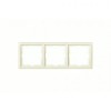 MTN481344 Рамка Artec Бежевый 3-постовая Merten