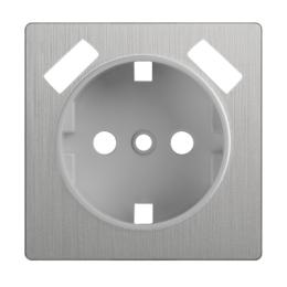 WL09-USB-CP Накладка  для розетки USB (cеребряный рифленый) Antik Werkel a037011