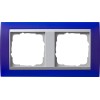 021293 Рамка Event Синий / Алюминий 2-постовая Gira
