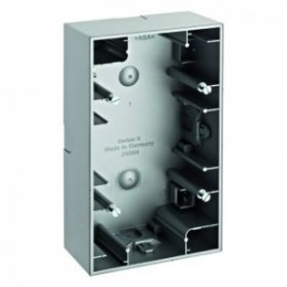 10427003 Коробка для наружного монтажа, 2-местная цвет: алюминий K.5 Berker