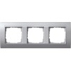 021336 Рамка Event Алюминий 3-постовая Gira