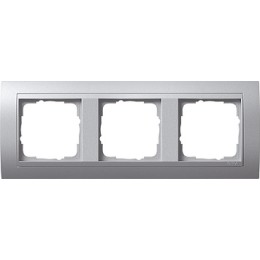 021336 Рамка Event Алюминий 3-постовая Gira