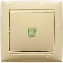 774325 Valena Переключатель 1-клавишный с индикацией Legrand