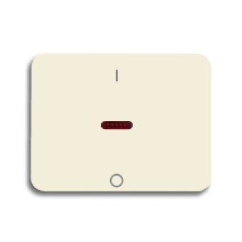1751-0-2557 (1788-22G), Клавиша для механизма 1-клавишного выключателя/переключателя/кнопки, с красной линзой, с маркировкой 
