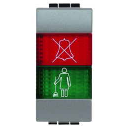 NT4373H LivingLight Индикатор для отеля "Не беспокоить"/"Уберите комнату" Bticino