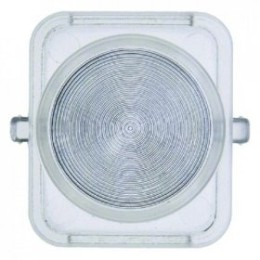 1221 Крышка для нажимных кнопок и светового сигнала Е10 поверхность: бесцветная, прозрачная серия 1930, Glasserie, Palazzo Berker