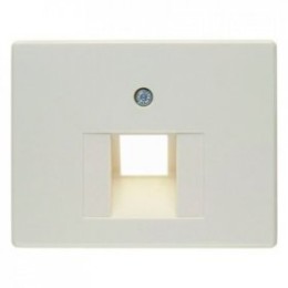 14070002 Центральная панель для розетки UAE цвет: белый, с блеском Arsys Berker