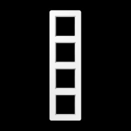 AF584BFWW Рамка A flow Белый 4-постовая Jung