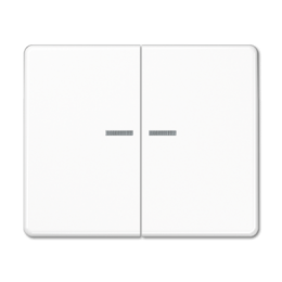 SL595KO5WW SL 500 Белый  Клавиша 2-я с подсветкой Jung