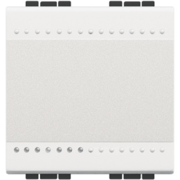 N4005M2N LivingLight Кнопка с винтовыми клеммами, размер 2 модуля Bticino