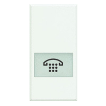 HD4921LH Axolute Клавиши с подсвечиваемыми символами для выключатель в дизайне AXIAL - 1 модуль, телефон Bticino