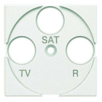 HD4207 Axolute Лицевая панель для розеток TV + FM + SAT Bticino