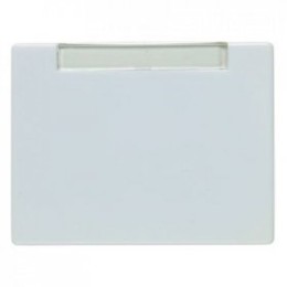 14260069 Клавиша с полем для надписей цвет: полярная белизна, с блеском Arsys Berker